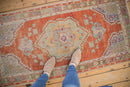2.5x5 Vintage Distressed Oushak Rug Runner