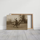 Victorian Lady Riding a Top-Hat T-Rex