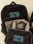 Black + Grey Colorblock Backpack - NO CUSTOMIZATION