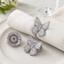 Butterfly and Flower Napkin Rings