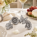 Butterfly and Flower Napkin Rings