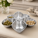 Fleur De Lis Serving Bowl 4 Compartment by Arthur Court Designs