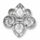 Fleur De Lis Serving Bowl 4 Compartment by Arthur Court Designs
