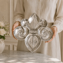 Fleur De Lis Serving Bowl 4 Compartment by Arthur Court Designs
