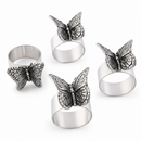 Butterfly Napkin Rings - set of 4 by Arthur Court Designs