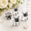 Butterfly Napkin Rings - set of 4 by Arthur Court Designs