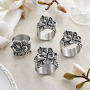 Magnolia Napkin Rings - set of 4 by Arthur Court Designs