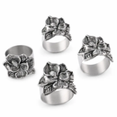 Magnolia Napkin Rings - set of 4 by Arthur Court Designs
