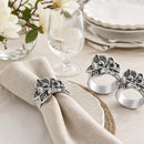 Magnolia Napkin Rings - set of 4 by Arthur Court Designs