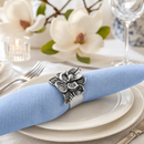Magnolia Napkin Rings - set of 4 by Arthur Court Designs
