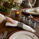 Concho Pattern Napkin Rings Set of 4 by Arthur Court Designs
