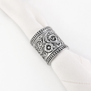 Concho Pattern Napkin Rings Set of 4 by Arthur Court Designs