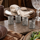 Concho Pattern Napkin Rings Set of 4 by Arthur Court Designs