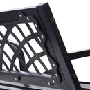 Bench Deck with Steel Frame for outdoor by LJGDeals