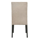 Morland - Side Chair (Set of 2) - Tan Linen & Vintage Black