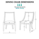 Upholstered Dining Chair With Nailhead Trim by Unique Piece Furniture