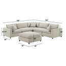 Cassandra - Sofa With Ottoman by HouseOfZazla