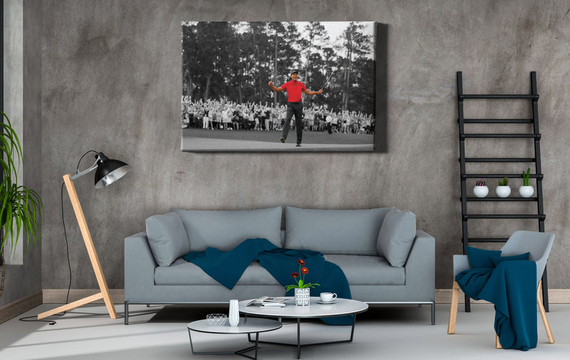 Tiger Woods Poster Masters 2019 Golf Hand Made Posters Canvas Print Wall Art Home Decor