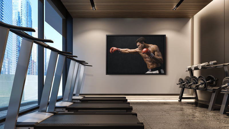 Muhammad Ali Punch Poster Boxing Hand Made Posters Canvas Print Wall Art Home Decor