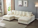 5 Seater Oversized Convertible L & U Shaped Couch by Unique Piece Furniture