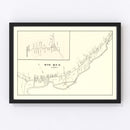 Vintage Map of Big Run, Pennsylvania 1878