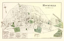 Vintage Map of Rockville, Maryland 1879
