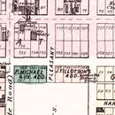 Vintage Map of Fremont, Indiana 1880