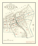 Vintage Map of Oswego, New York 1880