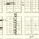 Vintage Map of Lindsborg, Kansas 1884