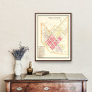 Vintage Map of Belle Centre, Ohio 1890