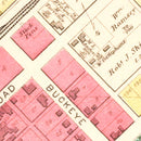 Vintage Map of Belle Centre, Ohio 1890