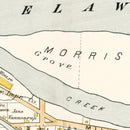 Vintage Map of Morrisville, Pennsylvania 1891