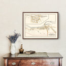 Vintage Map of Hulmeville, Pennsylvania 1891