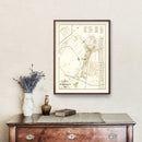 Vintage Map of Yardley, Pennsylvania 1891