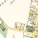 Vintage Map of Yardley, Pennsylvania 1891