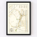 Vintage Map of Yardley, Pennsylvania 1891