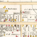 Vintage Map of Newtown, Pennsylvania 1891