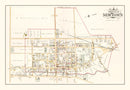 Vintage Map of Newtown, Pennsylvania 1891