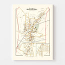 Vintage Map of Sellersville, Pennsylvania 1891