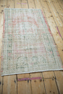 2.5x4 Vintage Distressed Oushak Rug
