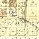 Vintage Map of Delavan, Illinois 1891