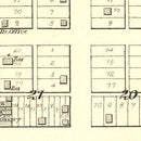 Vintage Map of Minier, Illinois 1891