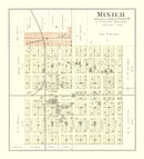 Vintage Map of Minier, Illinois 1891