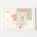 Vintage Map of Mason, Illinois 1891