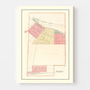 Vintage Map of Alden, Iowa 1892
