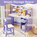 Kids Study Desk and Chair Set Student Table and Chair