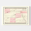 Vintage Map of Paulding County, Ohio 1892
