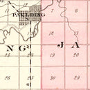Vintage Map of Paulding County, Ohio 1892