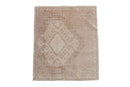 1.5x2 Vintage Distressed Oushak Square Rug Mat