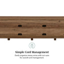 Barn Door 70" Rustic TV Stand